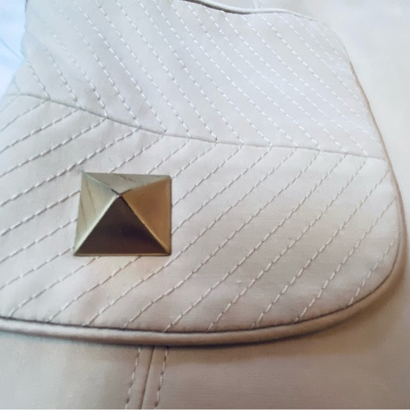 Marciano 2000’s y2k studded fitted zip up vest cap sleeves deep neckline Modal - Picture 3 of 13